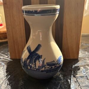 Blue and White Delft Hyacinth Vase